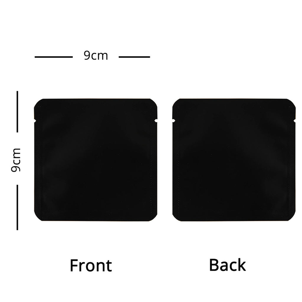 9X9Cm Open Top Aluminum Foil Mylar Bag Heat Sealable Lotion Cream Shampoo Flat Vacuum Pouch