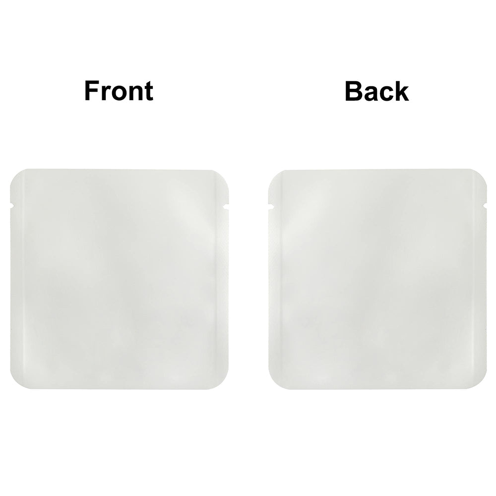 9X9Cm Open Top Aluminum Foil Mylar Bag Heat Sealable Lotion Cream Shampoo Flat Vacuum Pouch