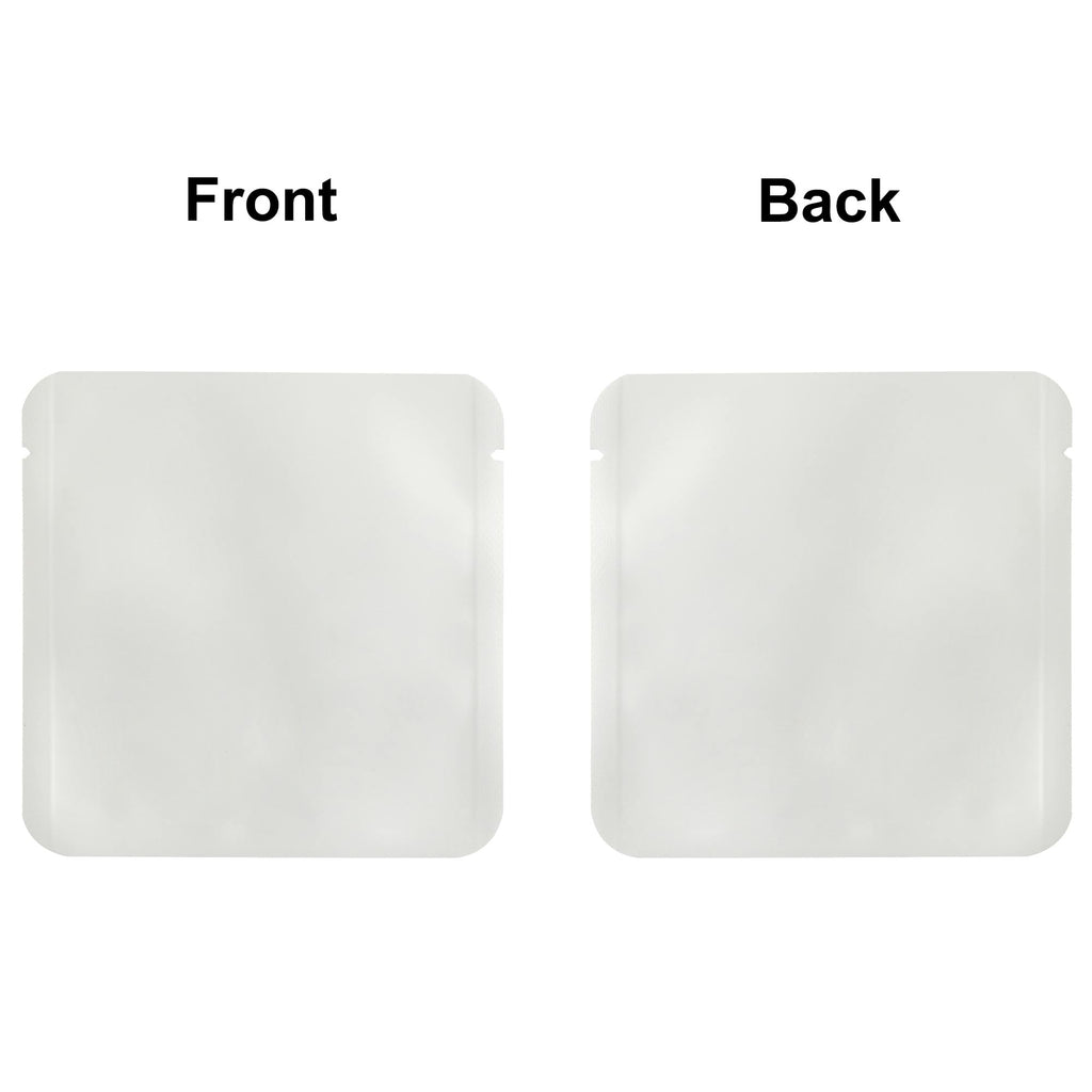 Custom Printed:9X9Cm 10x10cm Open Top Aluminum Foil Mylar Bag Heat Sealable Lotion Cream Shampoo Flat Vacuum Pouch