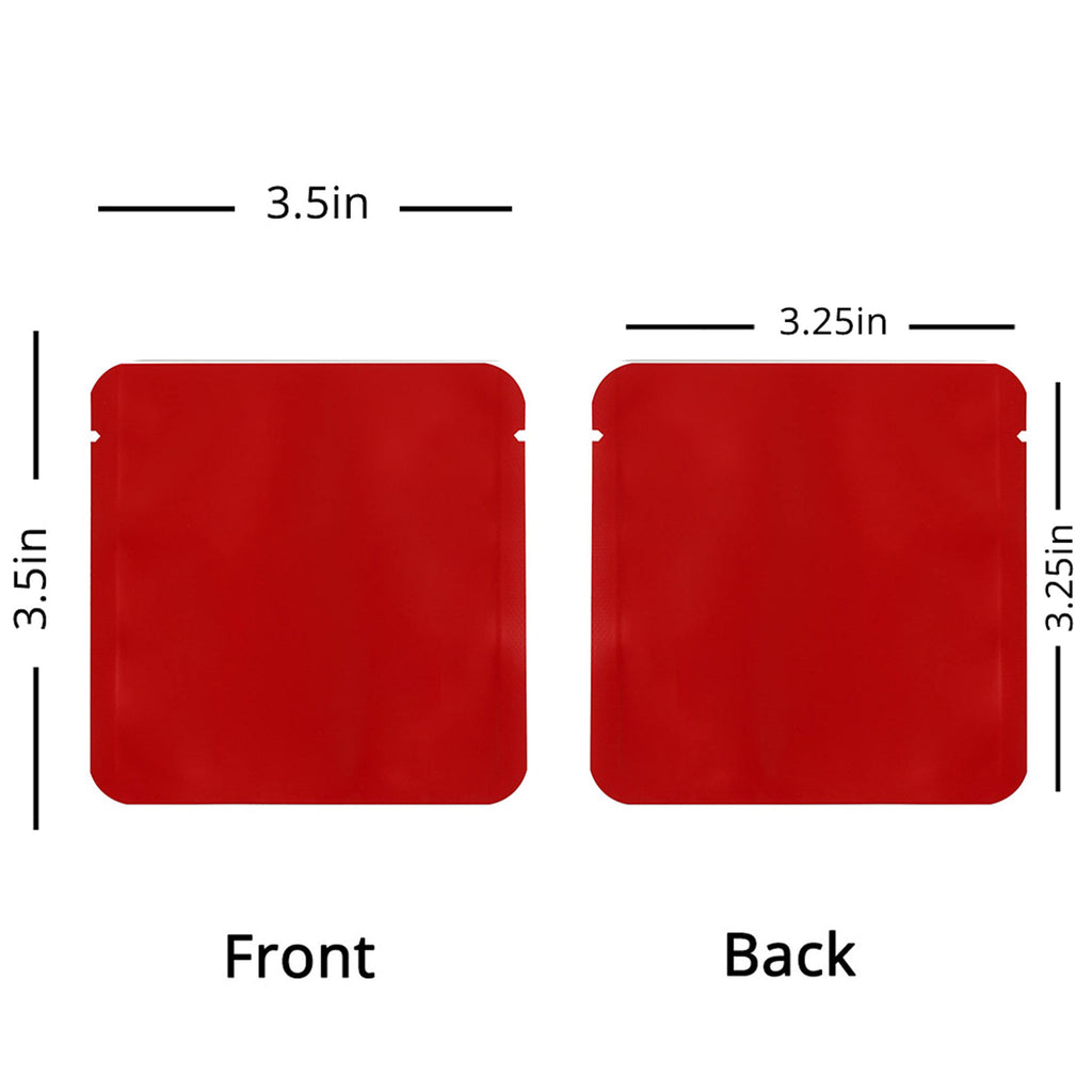 Custom Printed:9X9Cm 10x10cm Open Top Aluminum Foil Mylar Bag Heat Sealable Lotion Cream Shampoo Flat Vacuum Pouch