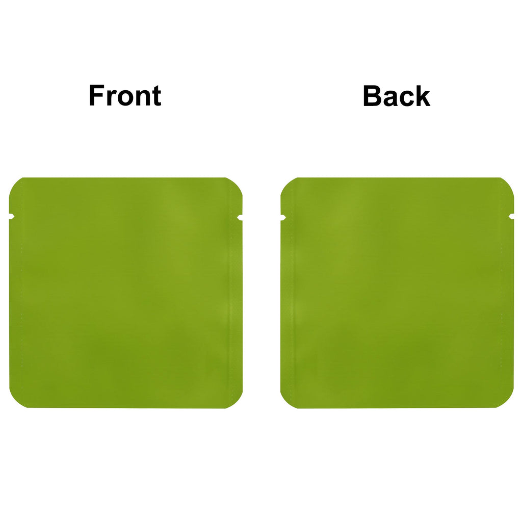 Custom Printed:9X9Cm 10x10cm Open Top Aluminum Foil Mylar Bag Heat Sealable Lotion Cream Shampoo Flat Vacuum Pouch