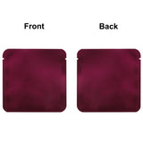 Custom Printed:9X9Cm 10x10cm Open Top Aluminum Foil Mylar Bag Heat Sealable Lotion Cream Shampoo Flat Vacuum Pouch