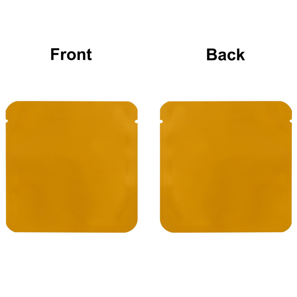 Custom Printed:9X9Cm 10x10cm Open Top Aluminum Foil Mylar Bag Heat Sealable Lotion Cream Shampoo Flat Vacuum Pouch