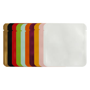 Custom Printed:9X9Cm 10x10cm Open Top Aluminum Foil Mylar Bag Heat Sealable Lotion Cream Shampoo Flat Vacuum Pouch