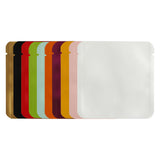 Custom Printed:9X9Cm 10x10cm Open Top Aluminum Foil Mylar Bag Heat Sealable Lotion Cream Shampoo Flat Vacuum Pouch