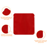 Custom Printed:9X9Cm 10x10cm Open Top Aluminum Foil Mylar Bag Heat Sealable Lotion Cream Shampoo Flat Vacuum Pouch