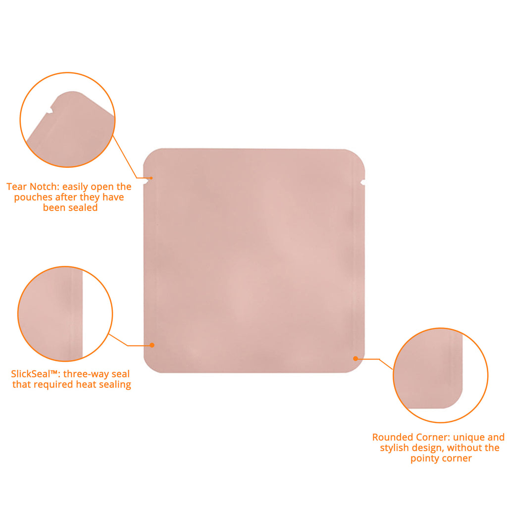 Custom Printed:9X9Cm 10x10cm Open Top Aluminum Foil Mylar Bag Heat Sealable Lotion Cream Shampoo Flat Vacuum Pouch