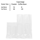 4x10cm 5x15cm Mini  Open Top Flat Sampling Aluminum Mylar Pouch Heat Seal Packaging Bag