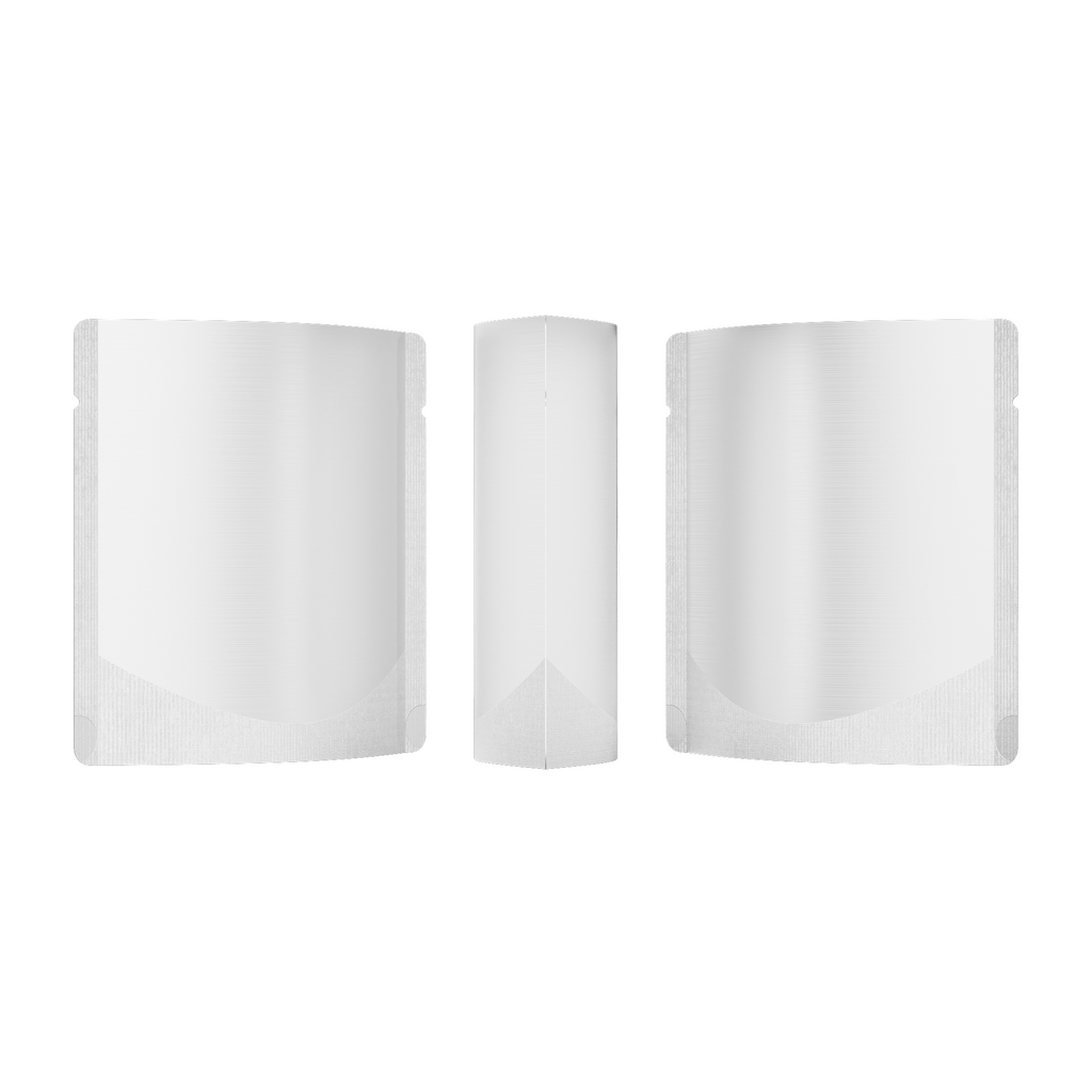 8x8cm Open Top Stand Up Storage Pouches  Smell Proof Vacuum Heat Sealable Smell Candy Sachet Aluminum Foil Mylar Bags With Tear Notch