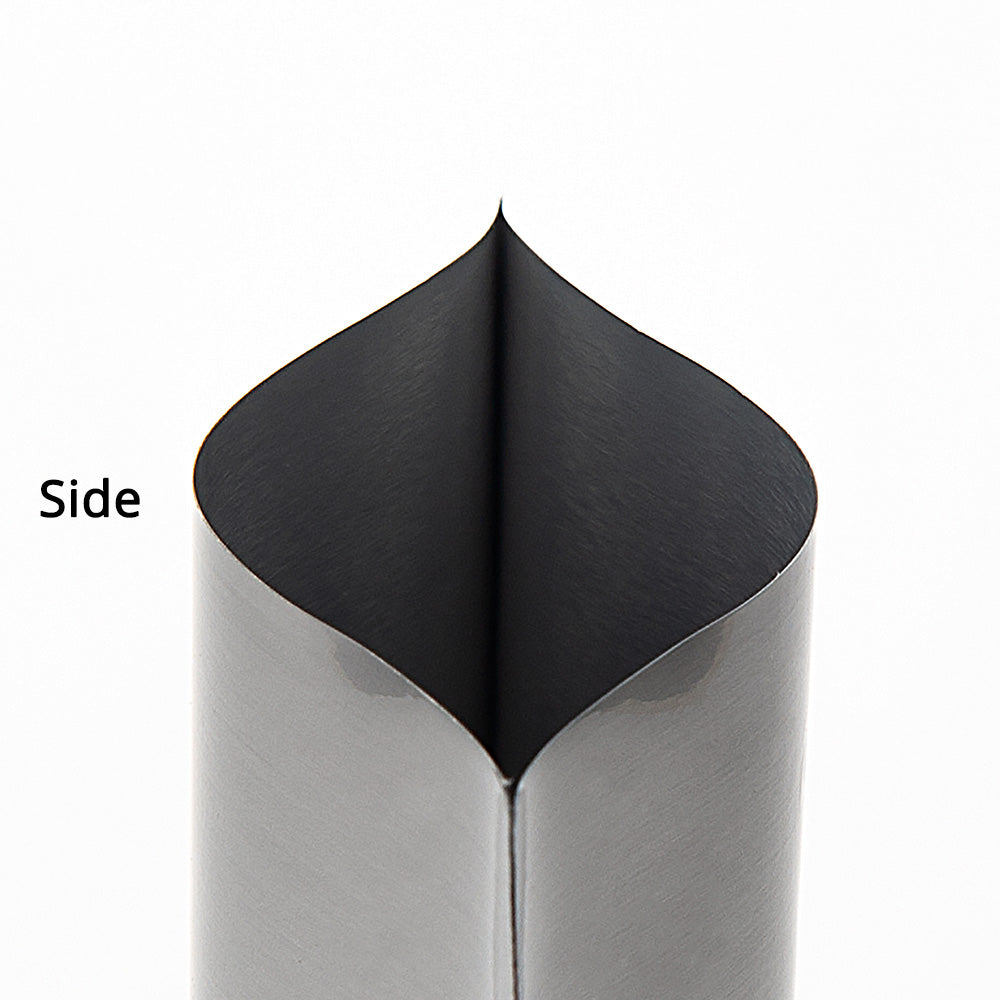100pcs Glossy Silver Long Size Coffee Been packing Bag Aluminum Foil Flat Smell Proof Heat Seal Vacuum Mylar Bags