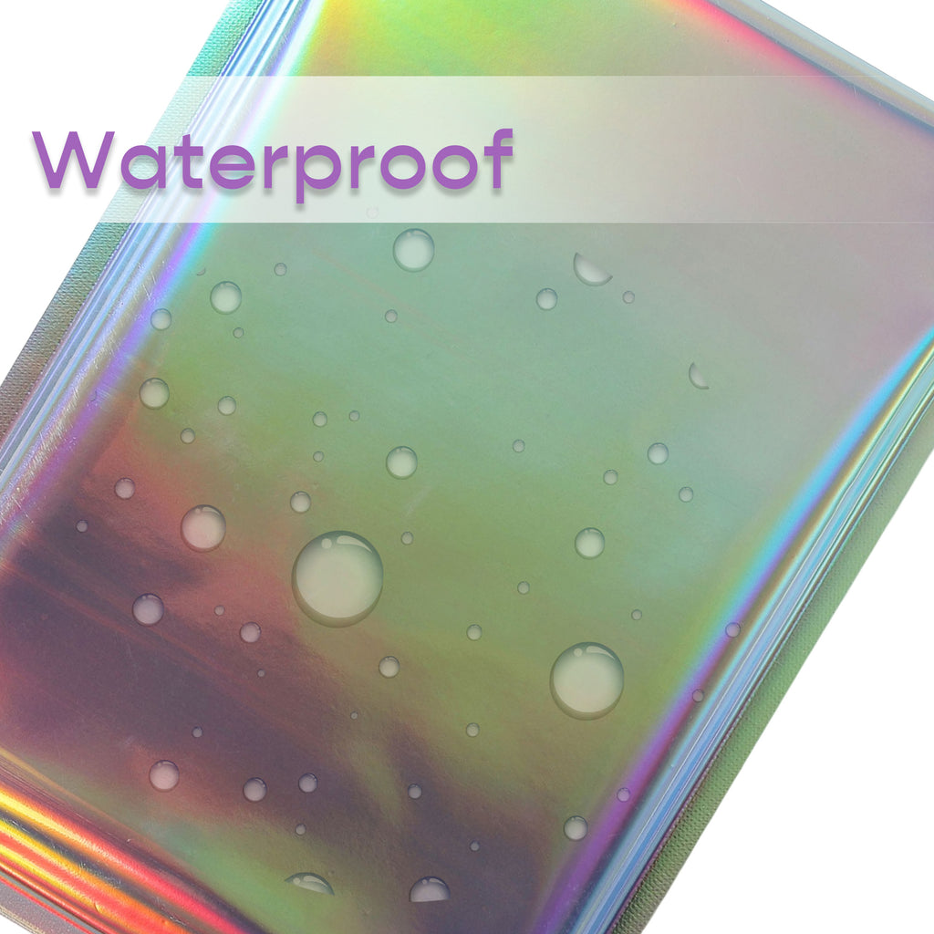 100PCS Holographic Silver Aluminum Foil Self-Sealing Plastic Pouches Open Top Flat Glossy Adhesive Courier Toy Packaging Bags