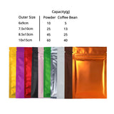 500pcs 6x9cm Custom Logo Ziplock Pouch Smell Proof Food Packaging Flat Reclosable Aluminum Foil Customized Zipper Bag