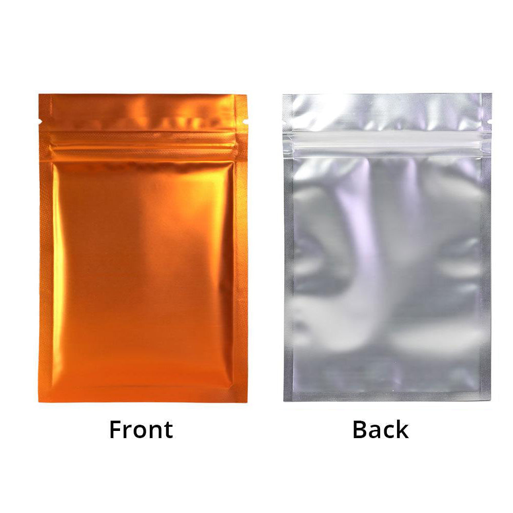 10x15cm Aluminum Foil Mylar Bags Frosted Clear Waterproof Zip Lock Pouch Heat Sealing Smell Prood Zipper Food Storage Bag