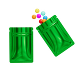 Flat Bottom Aluminum Foil Vacuum Ziplock Bag Smell Proof Glossy Heat Sealing Zip Lock Pouches Mylar Storage Bags