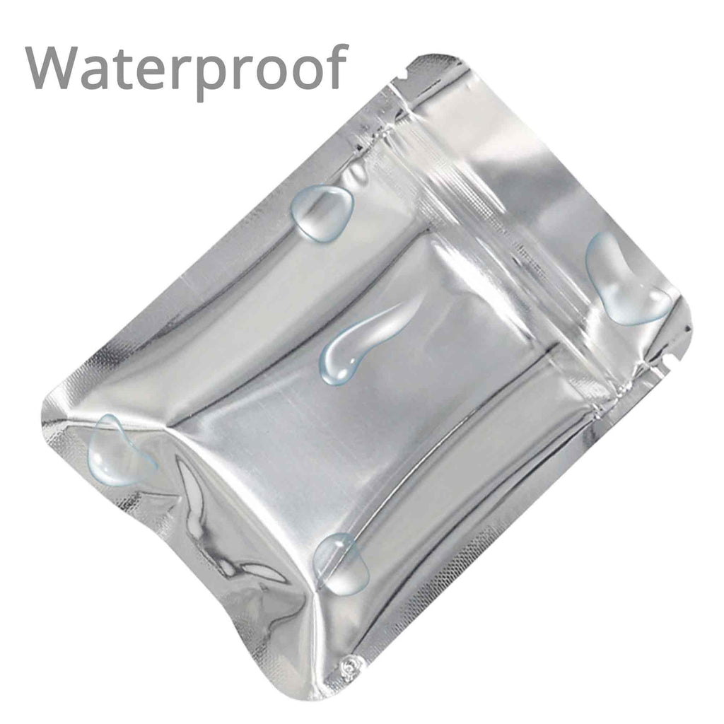 6x9cm Flat Bottom Round Corner Snack Sweets Packaging Aluminum Foil Heat Seal Zip Lock Mylar Storage Bags