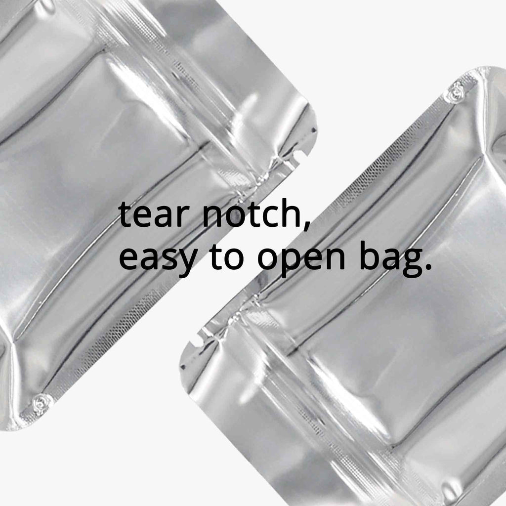 Flat Bottom Aluminum Foil Vacuum Ziplock Bag Smell Proof Glossy Heat Sealing Zip Lock Pouches Mylar Storage Bags