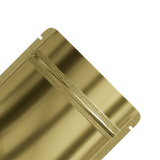 Flat Bottom Aluminum Foil Vacuum Ziplock Bag Smell Proof Glossy Heat Sealing Zip Lock Pouches Mylar Storage Bags