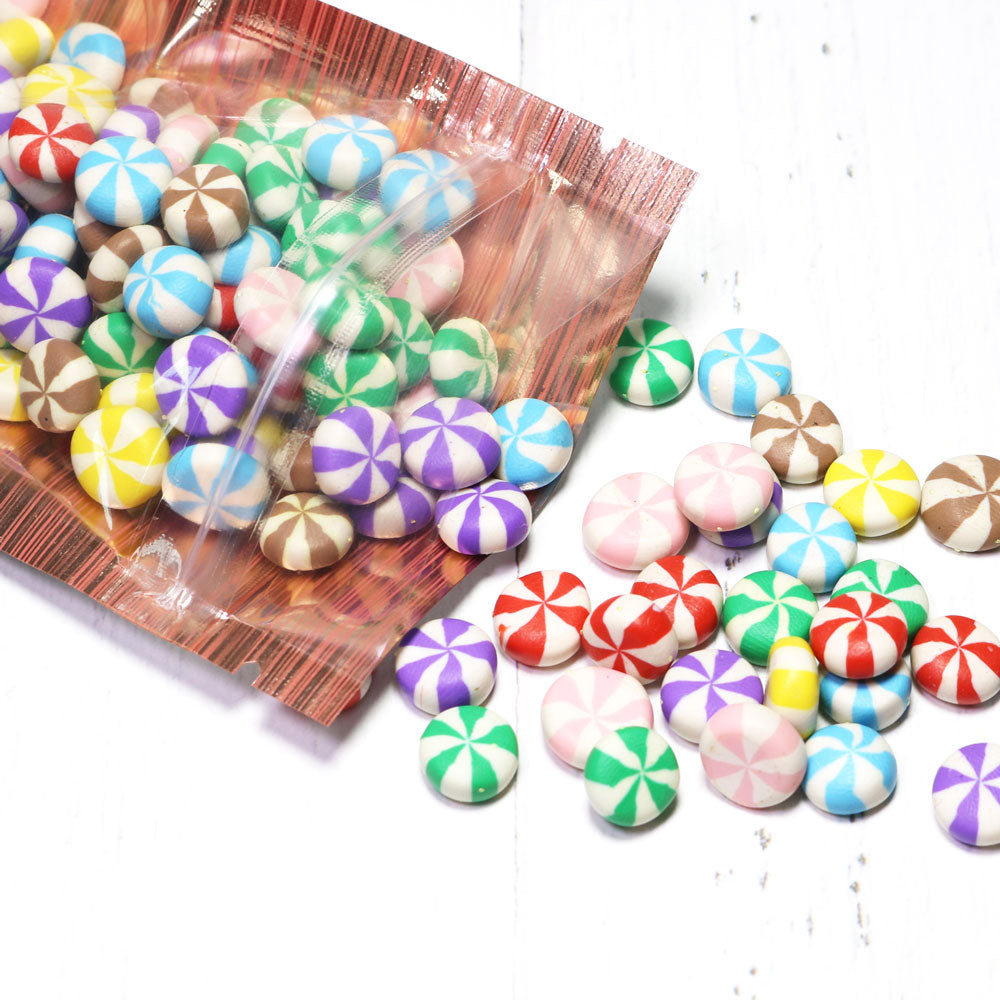 Glossy Orange Plastic Open Top Bags Resealable Smell Proof Flat Bottom Ziplock Coffee Bean Candy Storage  Pouch With Clear Window