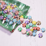 Flat Bottom Glossy Green Mylar Bags Aluminum Foil High Quality Heat Seal Ziplock Pouches With Window