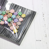 One Side Clear Zip Lock Pouches Eco-friendly Aluminum Foil Heat sealing Flat Bottom Glossy Black Mylar Package Bags