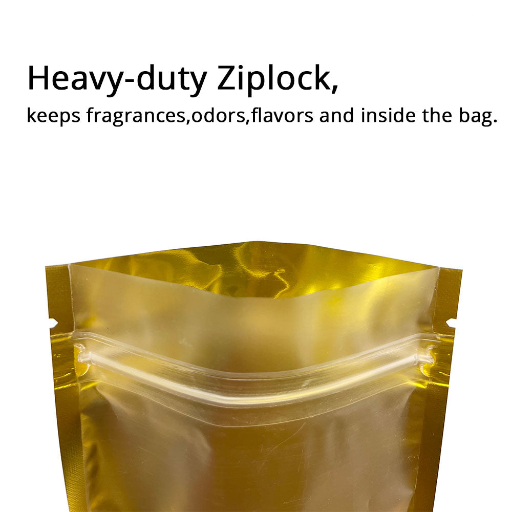 Custom Printed:7.5x13cm One Side Clear Matte Zip Lock Pouches Resealable Various Color Flat Plastic Packag e Bags with Frosted Window