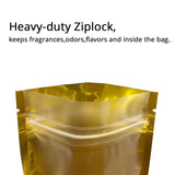 Custom Printed:7.5x13cm One Side Clear Matte Zip Lock Pouches Resealable Various Color Flat Plastic Packag e Bags with Frosted Window