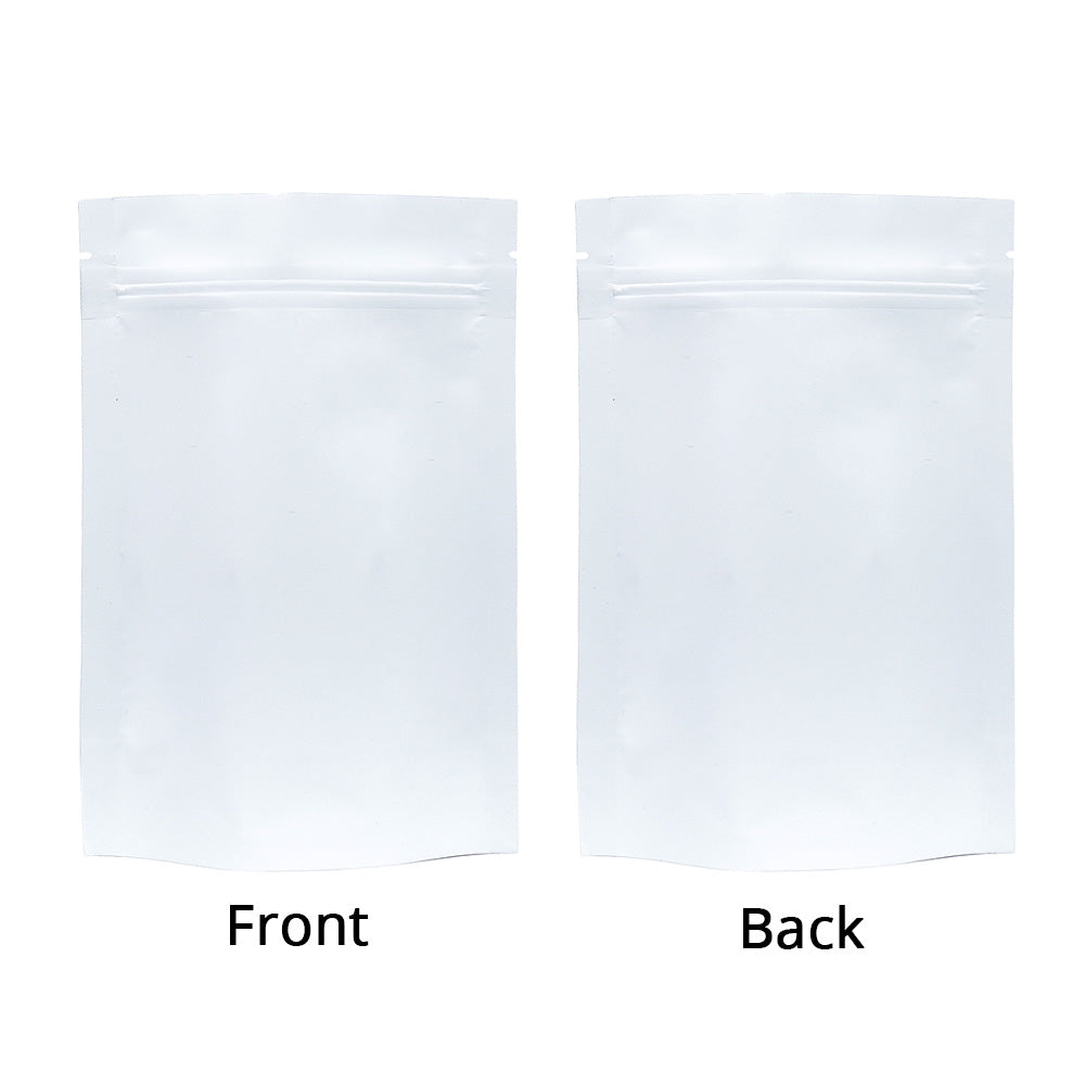 500Pcs Low MOQ Personalized Promotional Logo Ziplock Foil Pouch Smell Proof Stand Up Coffee Zipper Lock Custom Printed Mylar Bags