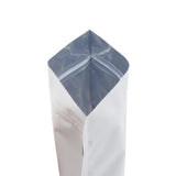 Matte White Aluminum Foil Stand Up Mylar Bags Reusable Vacuum Smell Proof Heat Preservation Doypack Food Snack Pouches