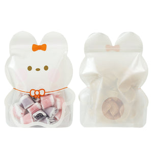 Cartoon Animal Printing Mylar Bags Resealable Water Proof Glossy Stand Up Zip Lock Food Storage Pouches With Clear Window