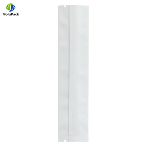 Matte White Aluminum Foil Long Size Coffee Printed Mylar Storage Bags Smell Proof Heat Seal Various Sizes Pouches