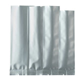 100Pcs/ Lot Pure Long Size Heat Seal Mylar Bags Foil Open Top Vacuum Packaing Bag Home Kitchen Coffee Spice Sugar Storage Pouch