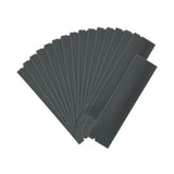 100pcs Matte Black Coffee Sugar Pouches Various Size Open Top Powder Storage Reusable Aluminum Foil Heat Seal Mylar Package Bags