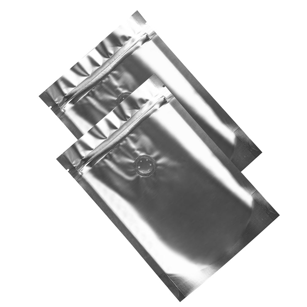 Custom 14x20cm Matte Frosted Front Zip Lock Bag With Valve Foil Mylar Sealed Stand Up Storage organizer Bag