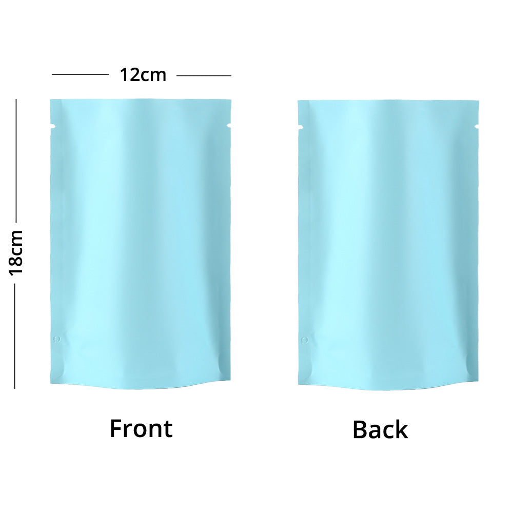 Premium Heat Seal Smell Proof Food Packaging Bags Stand Up Foil Mylar Open Top Storage Pouches W/Tear Notch