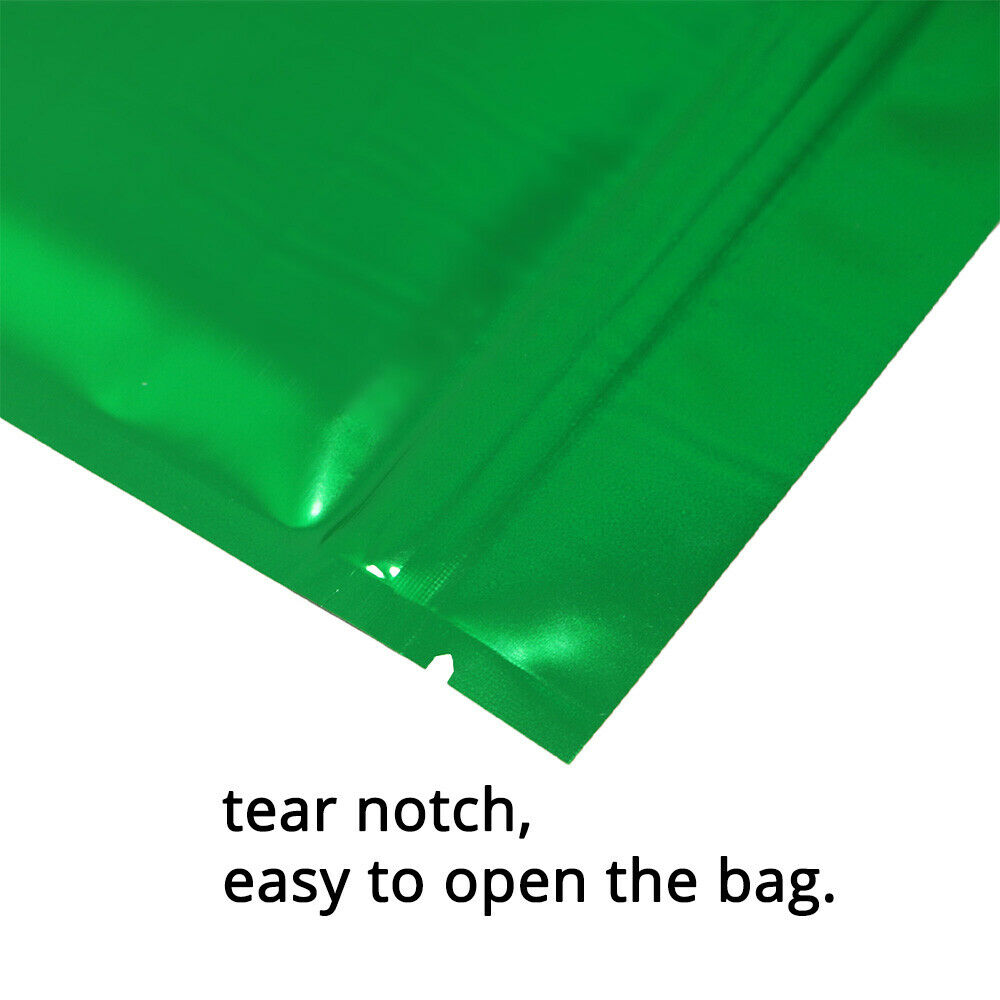 Small Glossy Colors Flat Gift Zip Lock Packing Bag Heat Sealing Foil Mylar Food Pouch
