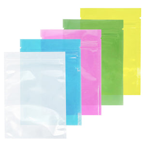 New Eco Clear Mylar Flat Tear Notch Plastic Pouches PP Zip Lock Bag Household Reusable Food Storage Pouch