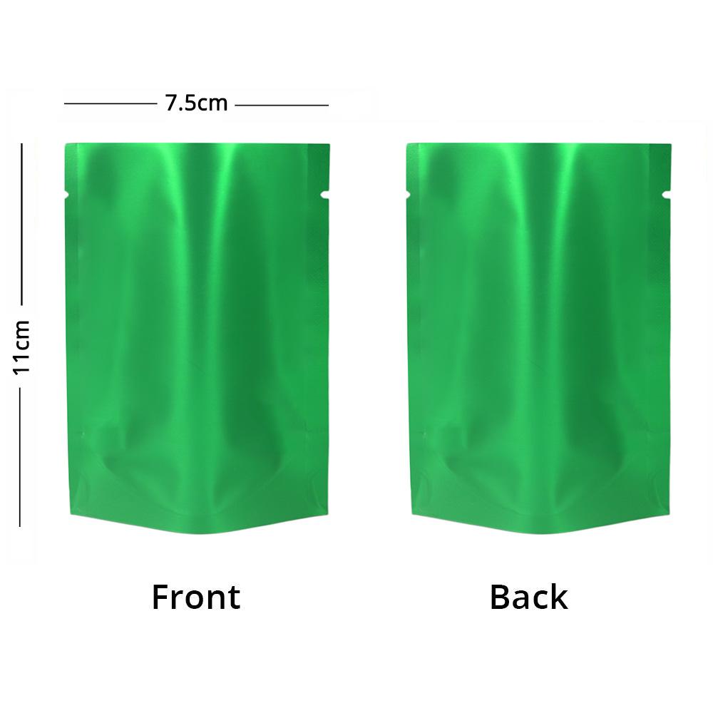 Premium Heat Seal Smell Proof Food Packaging Bags Stand Up Foil Mylar Open Top Storage Pouches W/Tear Notch