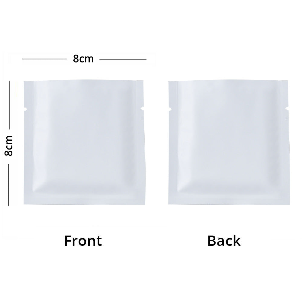 8x8cm Reusable Heat Sealing Smell Proof Tear Notch Pouch Various Colors Aluminum Foil Mylar Storage Bag