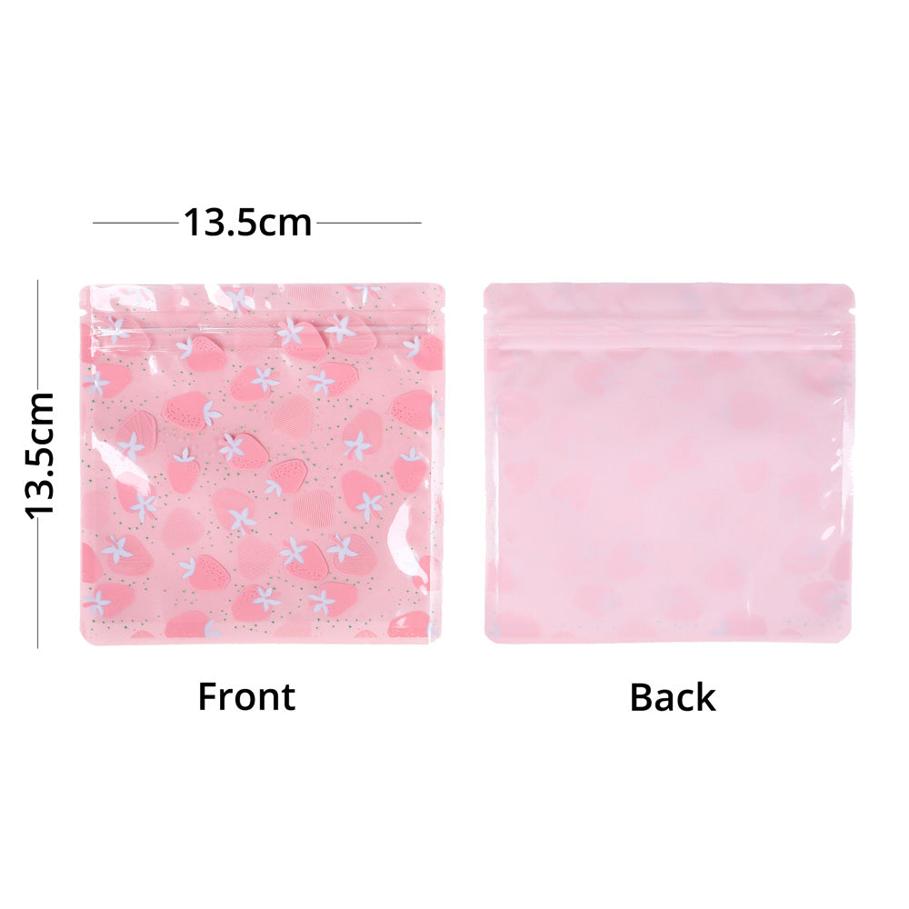 Custom Glossy Flat Bottom Plastic Mylar Packaging Bag Mylar Eco Heat Seal Storage Zipper Bag With Print And Tear Notch
