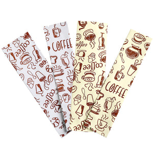 Premium Glossy Aluminium Mylar Pouch Tear Notch Heat Sealing Open Top Package Bag For Coffee Spices