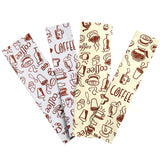 Premium Glossy Aluminium Mylar Pouch Tear Notch Heat Sealing Open Top Package Bag For Coffee Spices