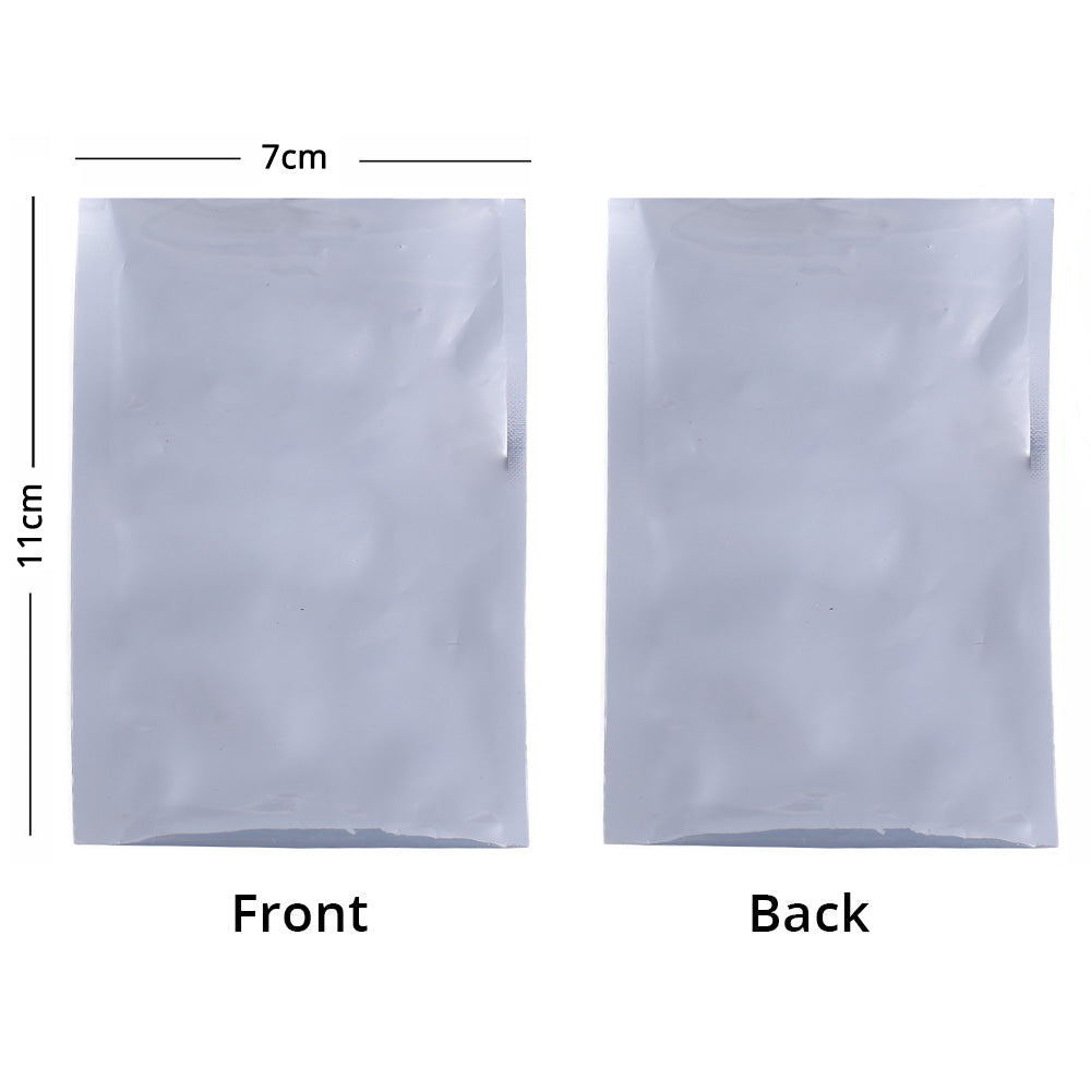 Custom Printed: Variety-Size Heat Seal Phone Accessories Mylar Flat Package Pouch Glossy Translucent Open Top Bag