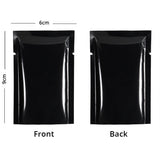 Multi Sizes Eco-friendly Heat Seal Open Top Foil Mylar Vacuum Packing Pouch Glossy Flat Vacuum Bag