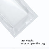 Eco Recyclable Plastic Packaging Bags Matte Clear Open Top Vacuum Heat Sealable Storage Pouches