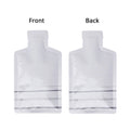 Premium Portable Cute Bottle Shape Open Top Aluminum Mylar Food Smell Proof Packing Bag