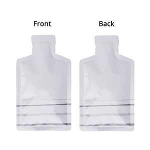 Premium Portable Cute Bottle Shape Open Top Aluminum Mylar Food Smell Proof Packing Bag