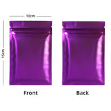 Eco-friendly Various Colors Smell Proof Heat Sealing Candy Packaging Pouches Foil Mylar Zip Lock Storage Bags