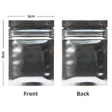 Small Glossy Colors Flat Gift Zip Lock Packing Bag Heat Sealing Foil Mylar Food Pouch