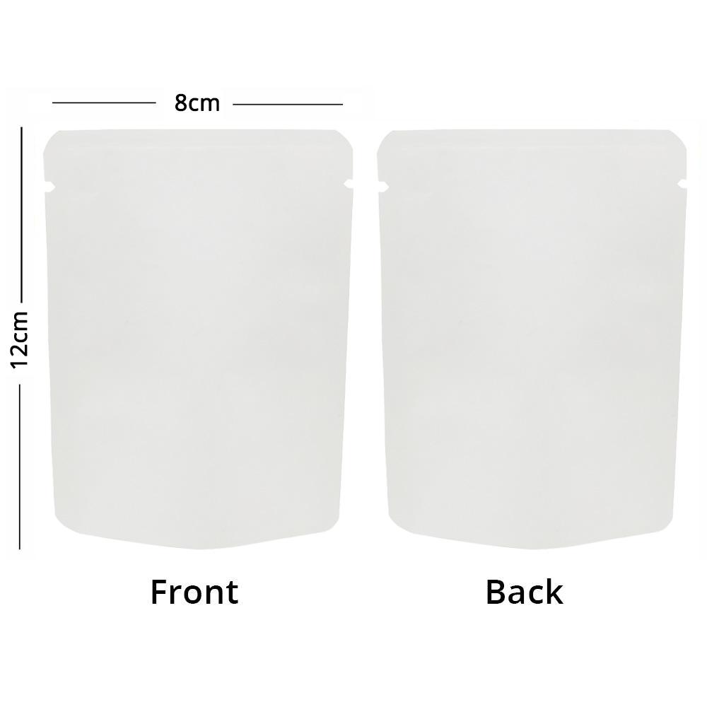 Eco-friendly Open Top Kraft Paper Bags Tear Notch Tea Pouches Kraft Paper Foil Mylar Storage Packaging Bags