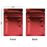 Small Glossy Colors Flat Gift Zip Lock Packing Bag Heat Sealing Foil Mylar Food Pouch